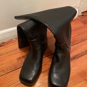 Vince Black over the calf boots